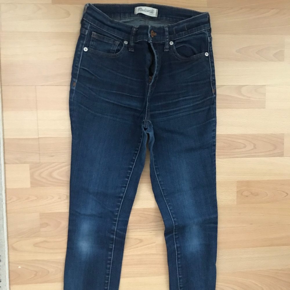 Madewell high riser skinny jeans